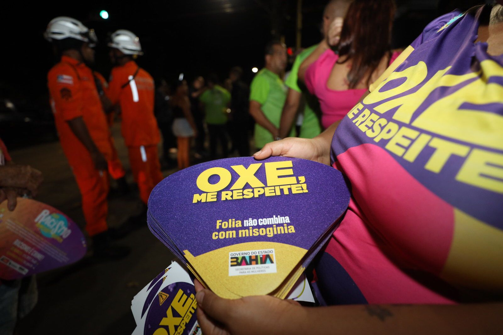 SPM realiza campanha de combate à importunação sexual na micareta de Feira de Santana