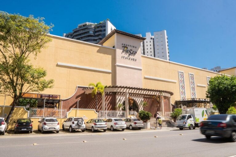 Shopping Paseo, em Salvador, divulga horários especiais de funcionamento para o Dia dos Comerciários, em 19 de outubro.